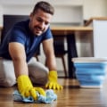 How does regular floor maintenance improve the appearance of a business